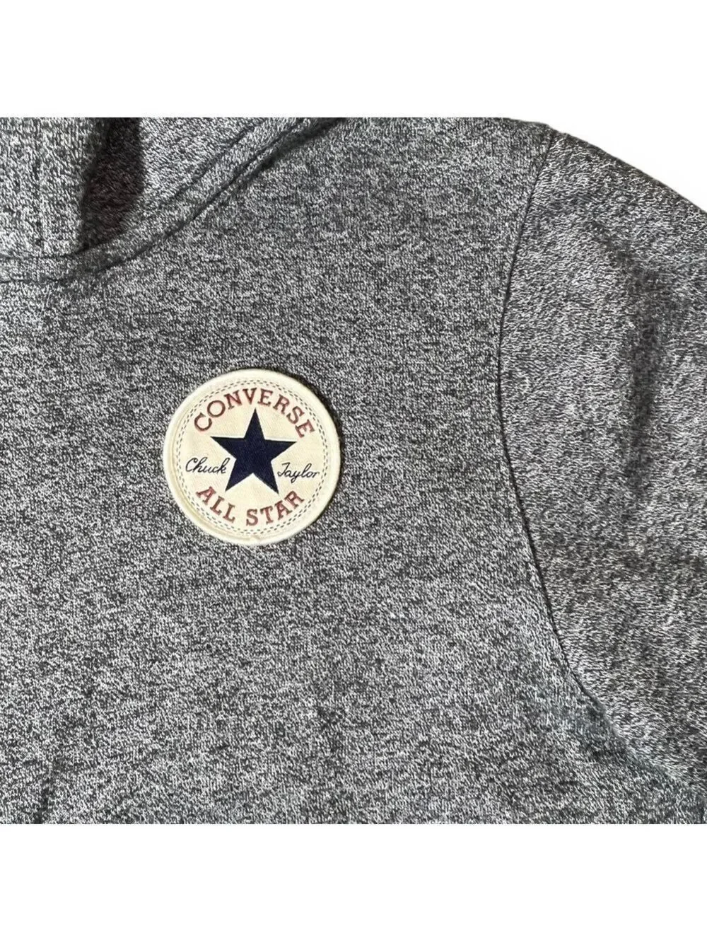 Converse Kids All Star Zip Hoodie Gray/Navy Size Large 12-13 Yrs
